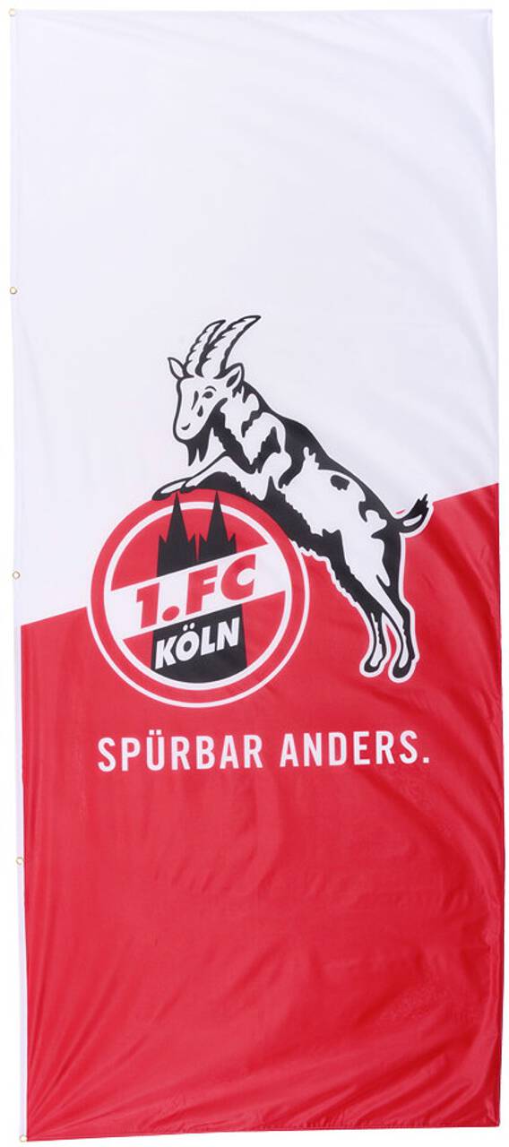 1. FC Köln Hissfahne groß Spürbar anders