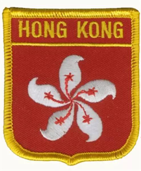 Wappenaufnäher Hongkong