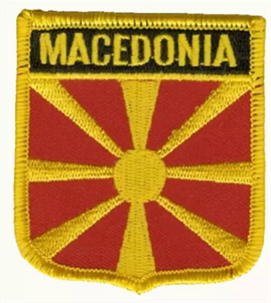 Wappenaufnäher Mazedonien