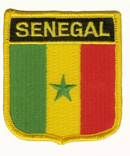 Wappenaufnäher Senegal