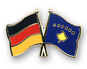 Freundschaftspin Deutschland Kosovo