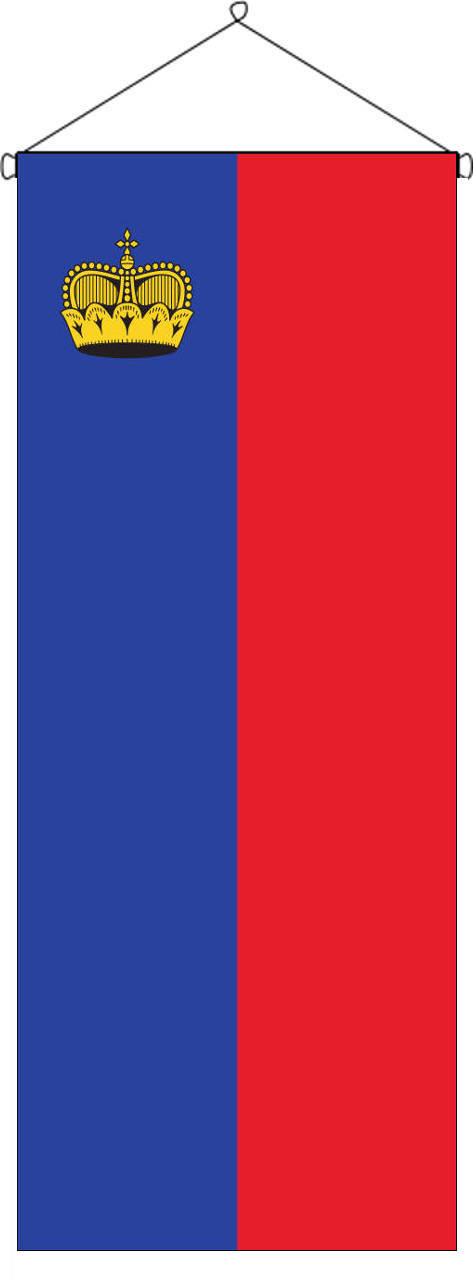 Flaggenbanner Liechtenstein