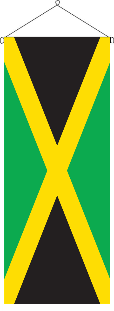 Flaggenbanner Jamaika