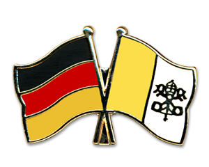 Freundschaftspin Deutschland Vatikan