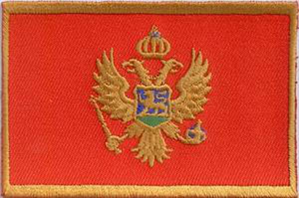 Flaggenaufnäher Montenegro