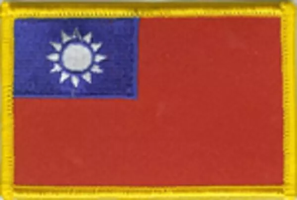 Flaggenaufnäher Taiwan