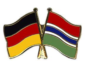 Freundschaftspin Deutschland Gambia