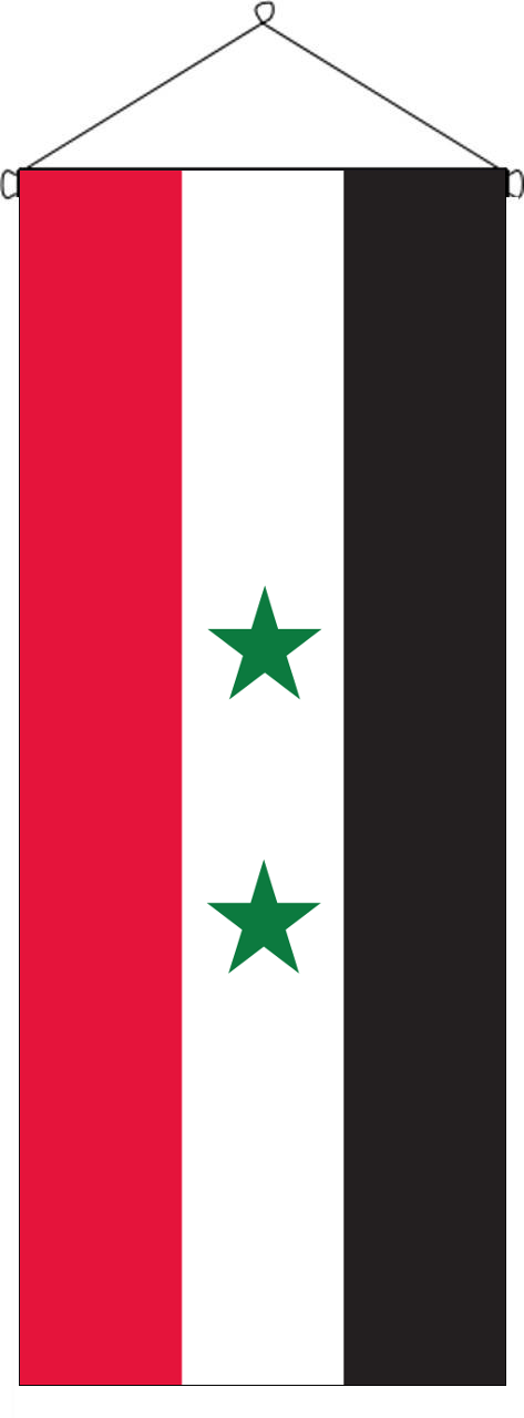 Flaggenbanner Syrien
