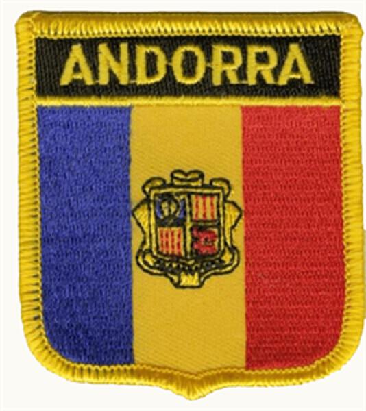 Wappenaufnäher Andorra