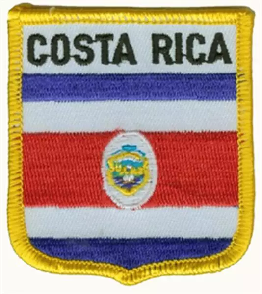 Wappenaufnäher Costar Rica