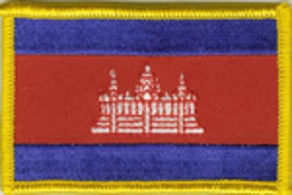 Flaggenaufnäher Kambodscha