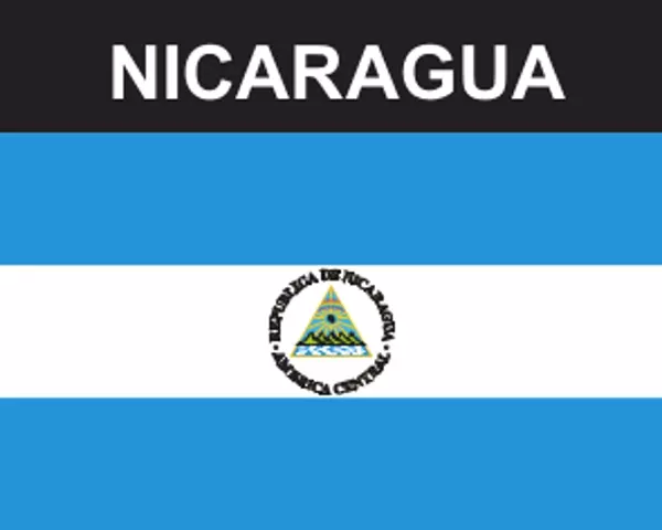 Flaggenaufkleber Nicaragua