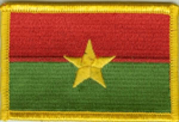 Flaggenaufnäher Burkina Faso
