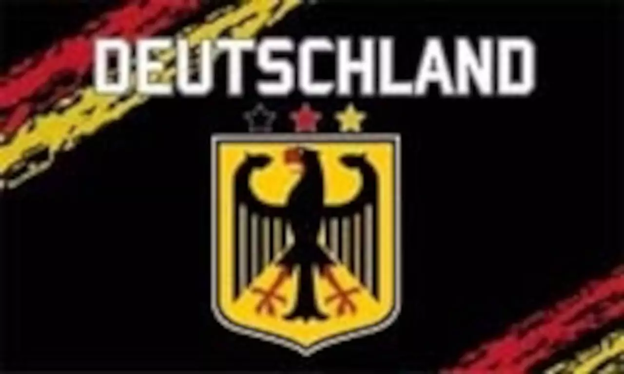 Flagge Deutschland schwarz
