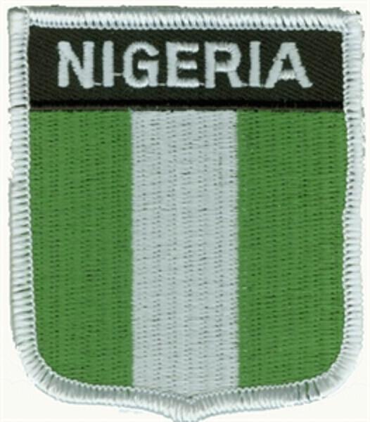 Flaggenaufnäher Nigeria