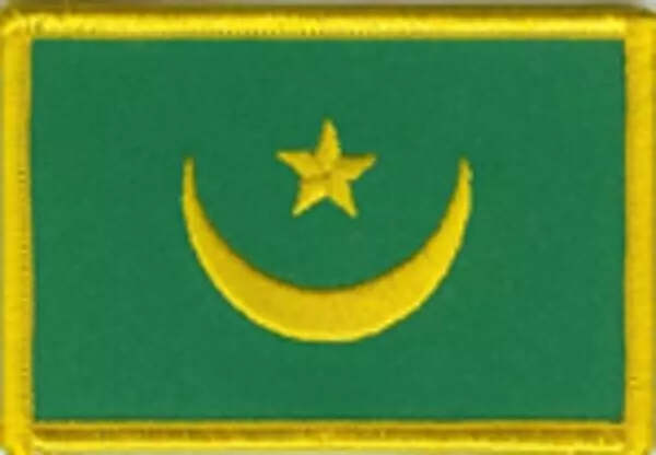 Flaggenaufnäher Mauretanien