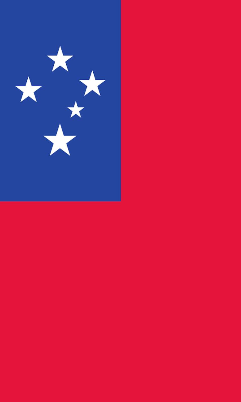 Tischbanner Samoa