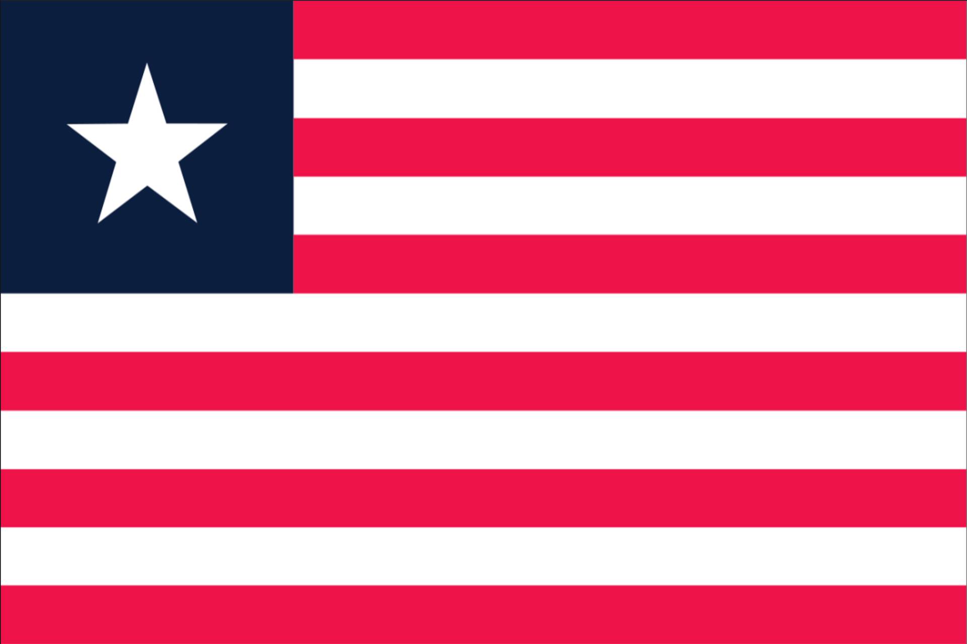 Flagge Liberia 110 g/m² Querformat