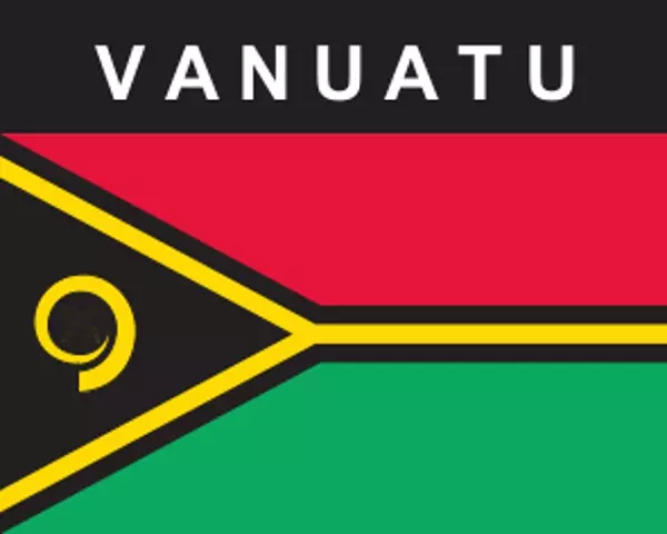 Flaggenaufkleber Vanuatu