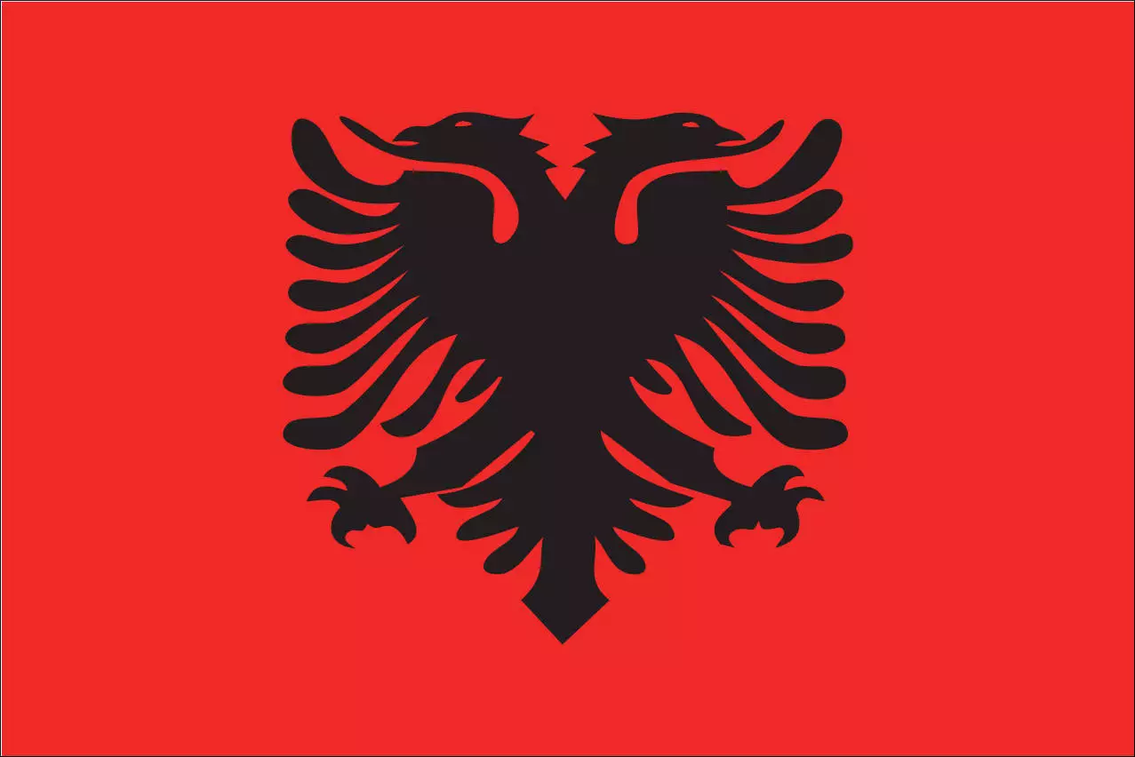 Flagge Albanien