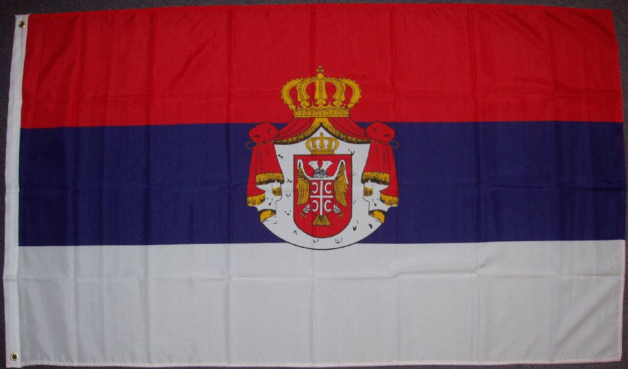 Flagge Serbisches Königreich bis 1918