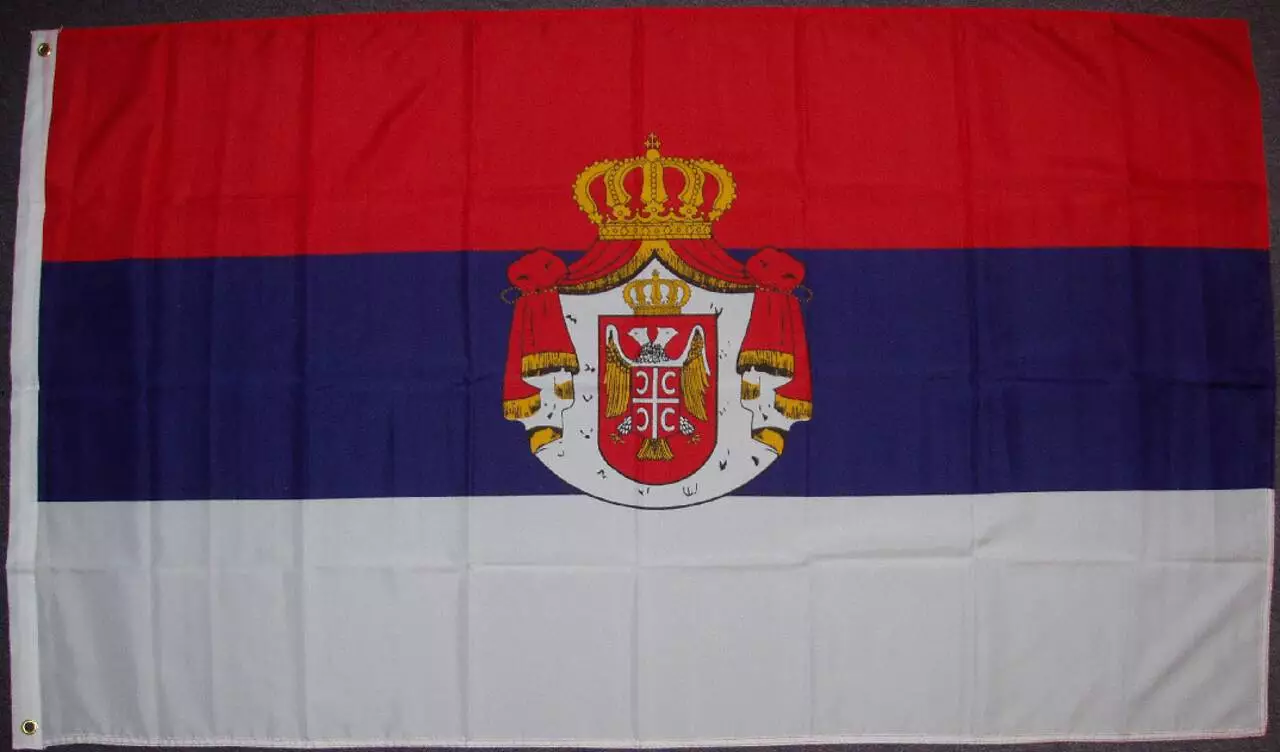 Flagge Serbisches Königreich bis 1918