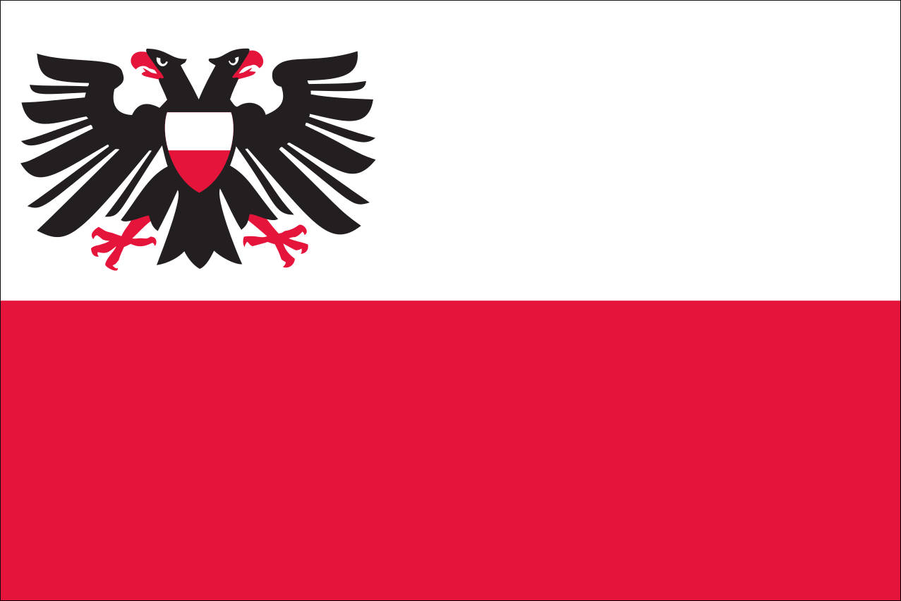 Flagge Lübeck 30 x 45 cm Fahne 
