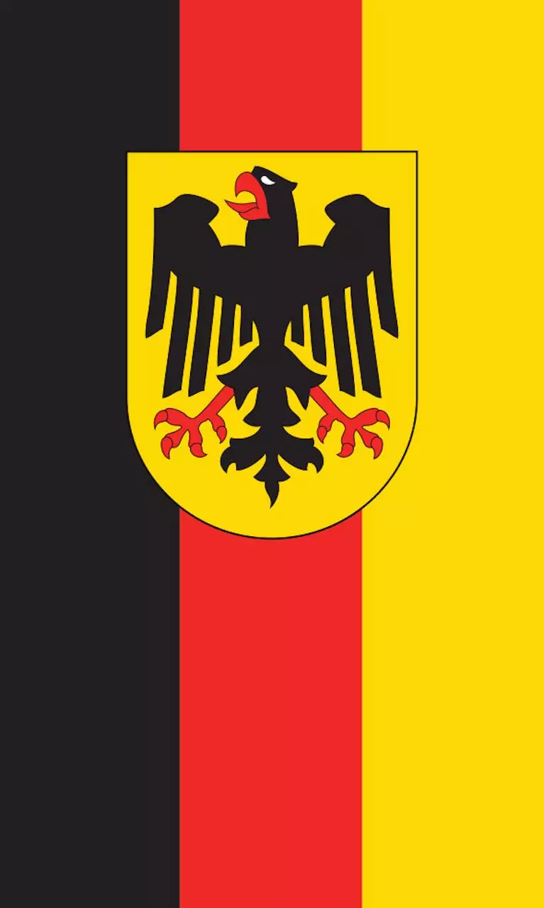 Tischbanner Deutschland Bundesdienstflagge