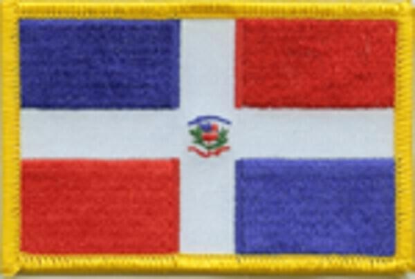 Flaggenaufnäher Dominikanische Republik