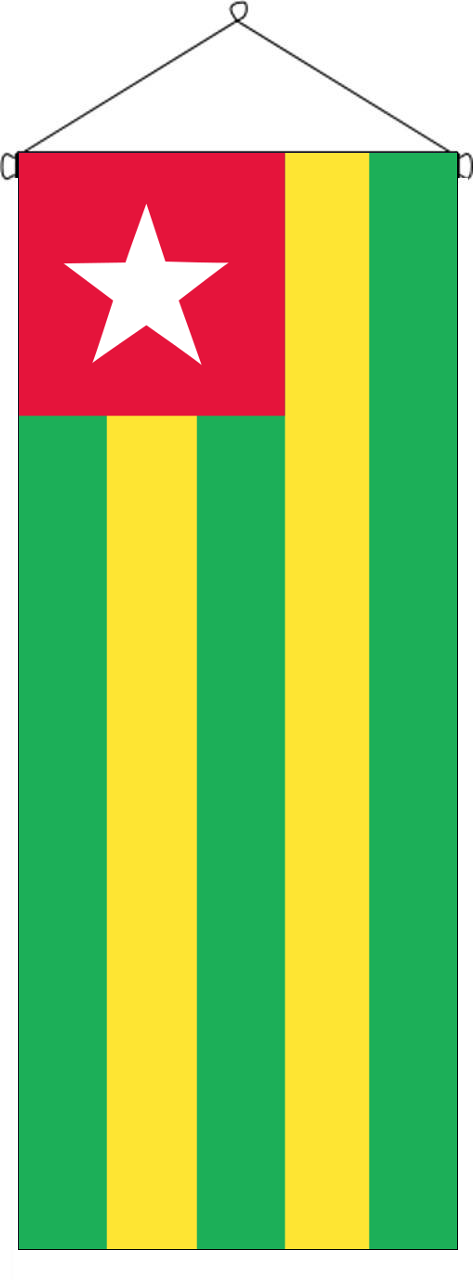 Flaggenbanner Togo