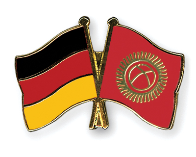 Freundschaftspin Deutschland Kirgisistan
