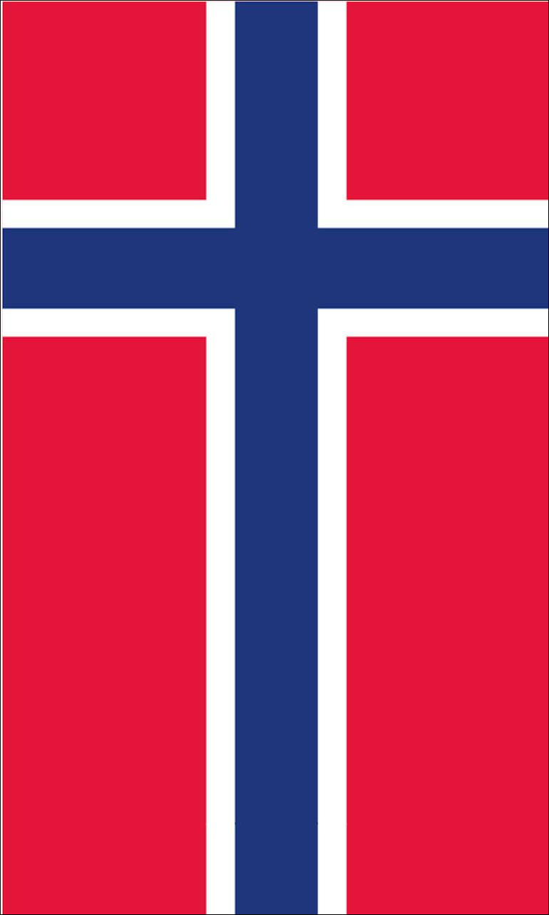 Tischbanner Norwegen