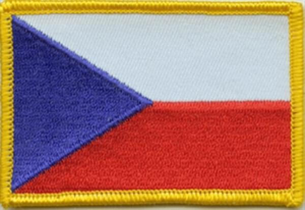 Flaggenaufnäher Tschechien