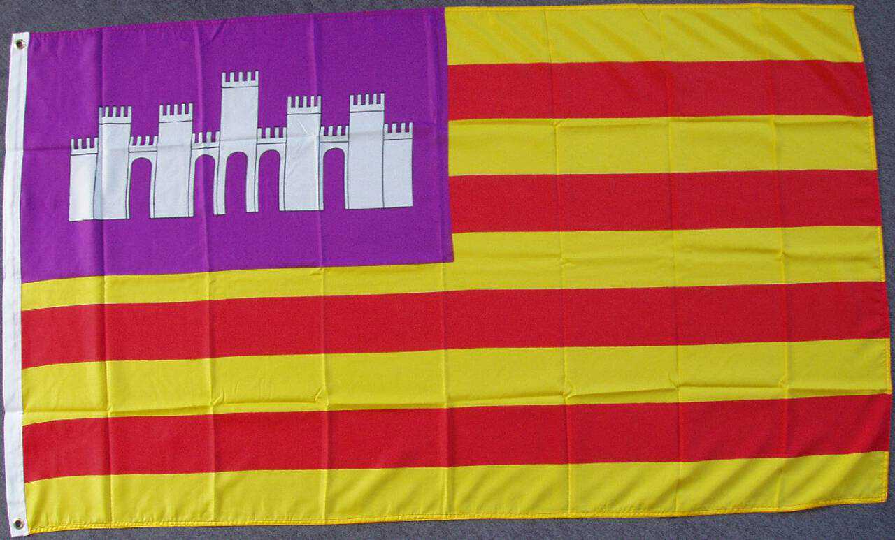 Flagge Balearen 80 g/m²