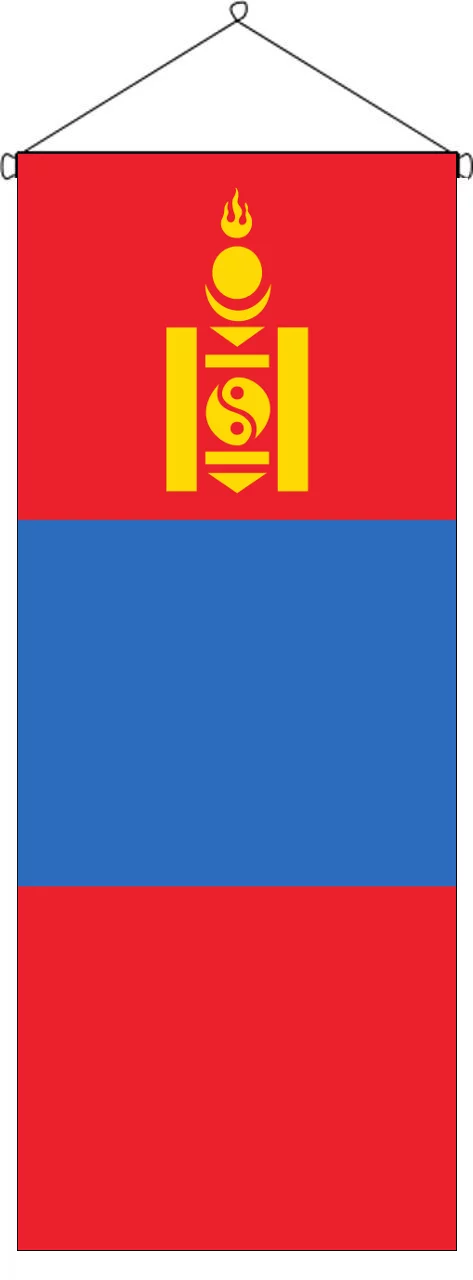 Flaggenbanner Mongolei