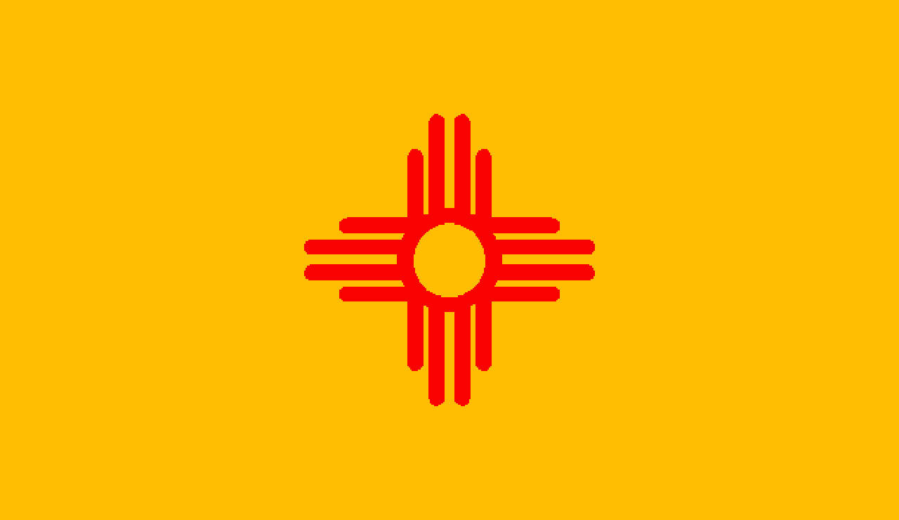 Flagge New Mexico