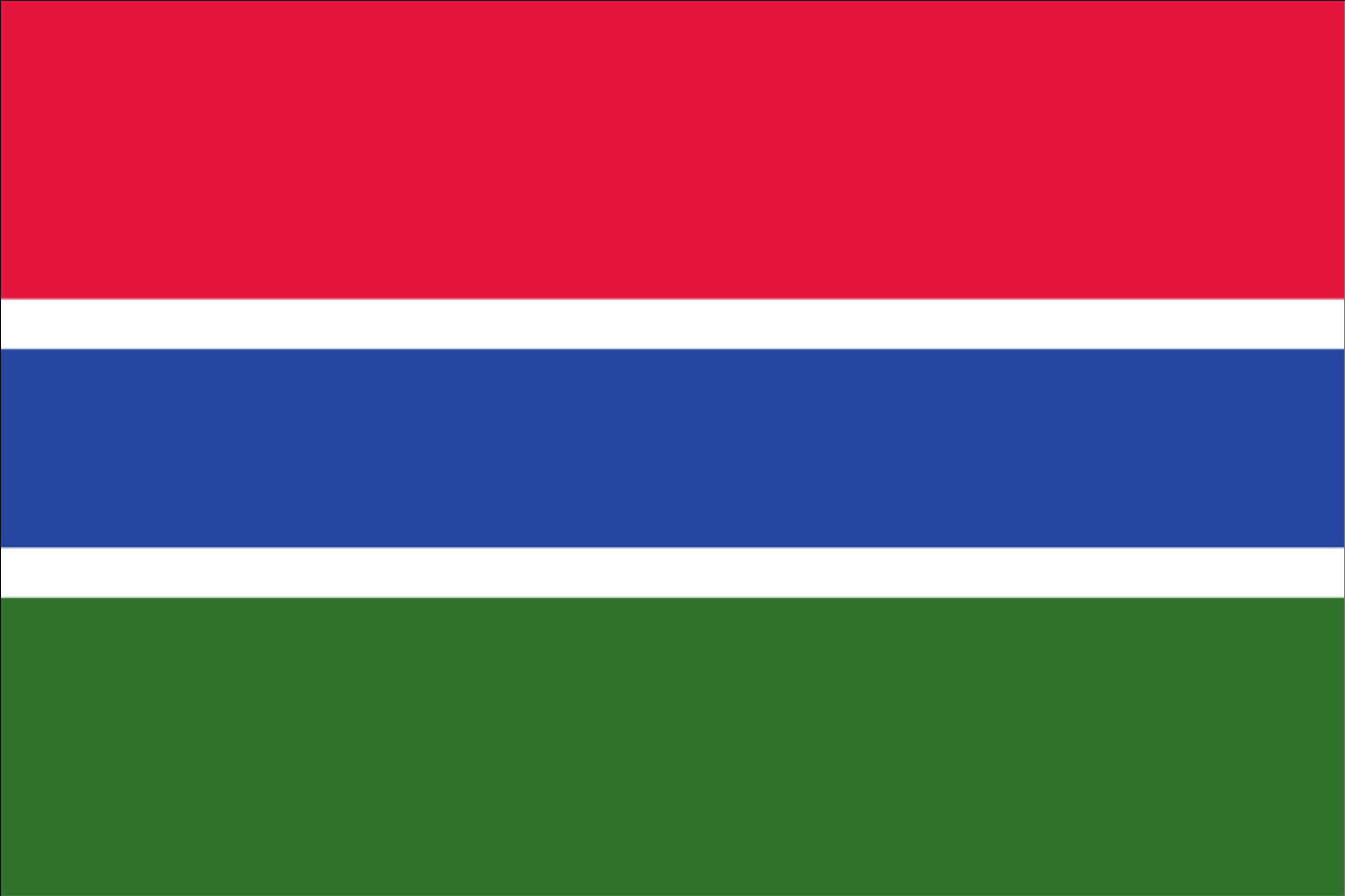Flagge Gambia 80 g/m²