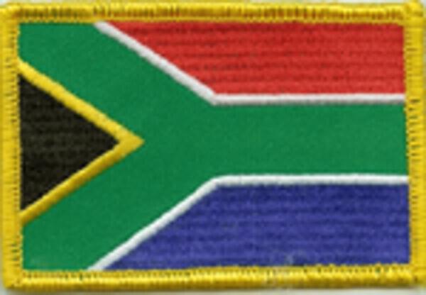 Flaggenaufnäher Südafrika