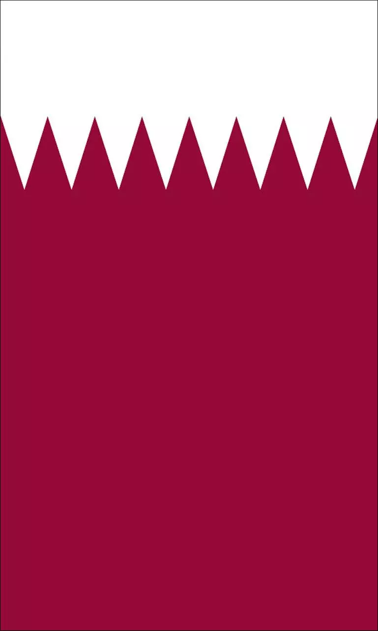 Tischbanner Katar