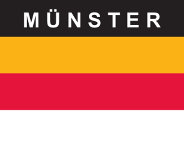 Flaggenaufkleber Münster