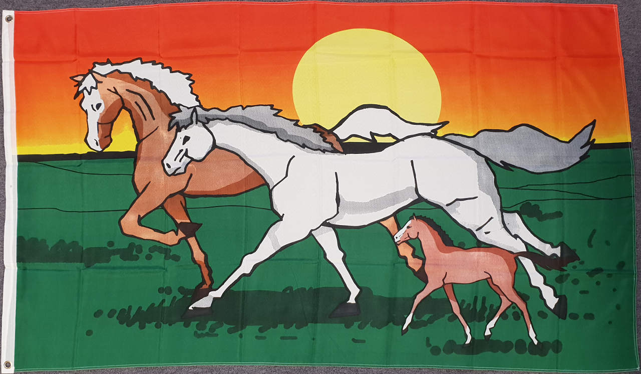 Flagge Pferdefamilie