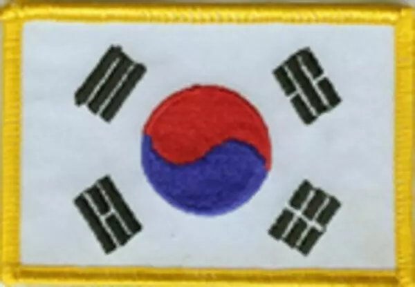 Flaggenaufnäher Südkorea