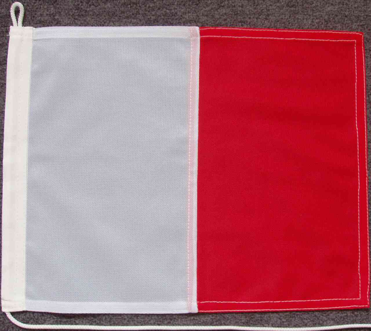 20 x 24 cm Signalflagge Q Quebec ca 