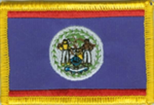 Flaggenaufnäher Belize