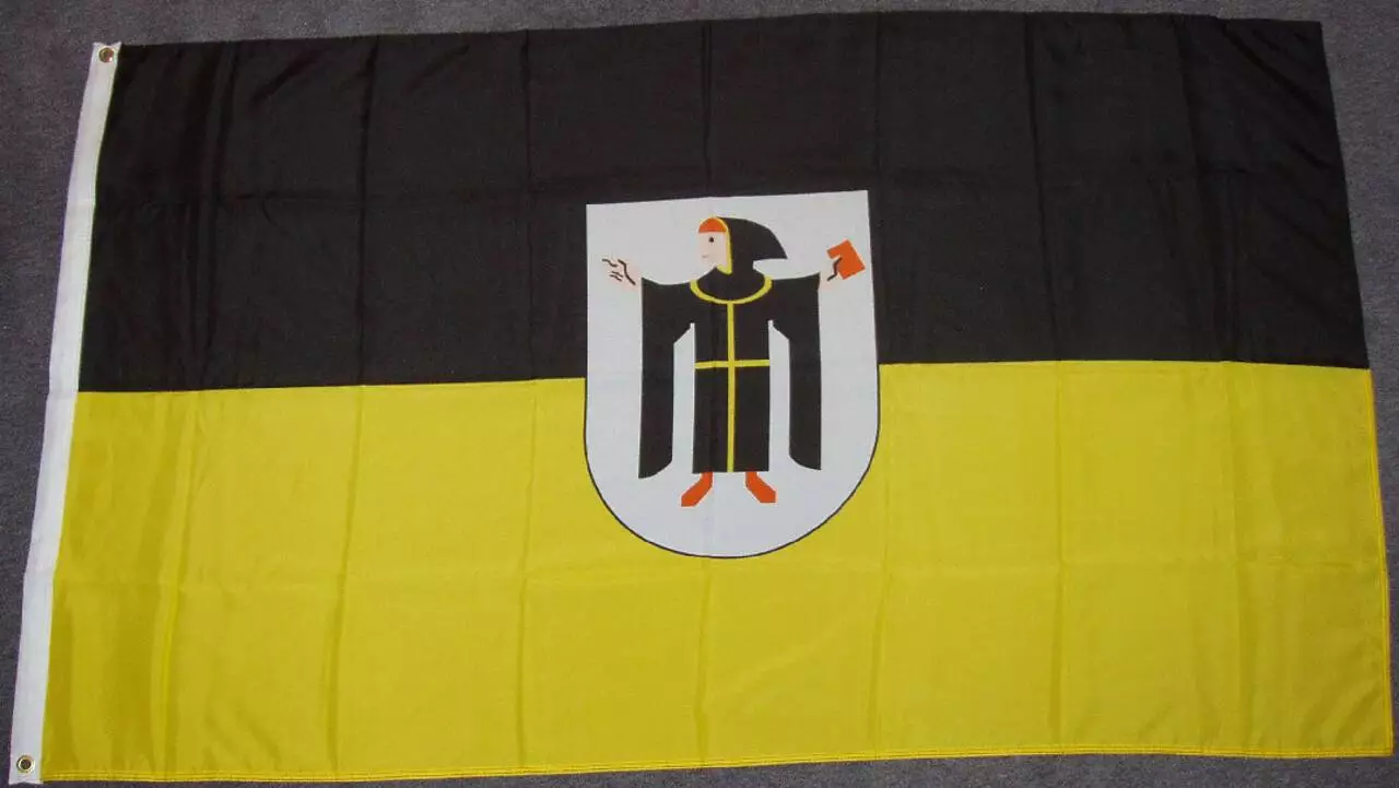 Flagge München mit Wappen
