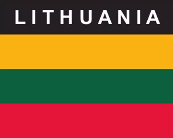 Flaggenaufkleber Litauen