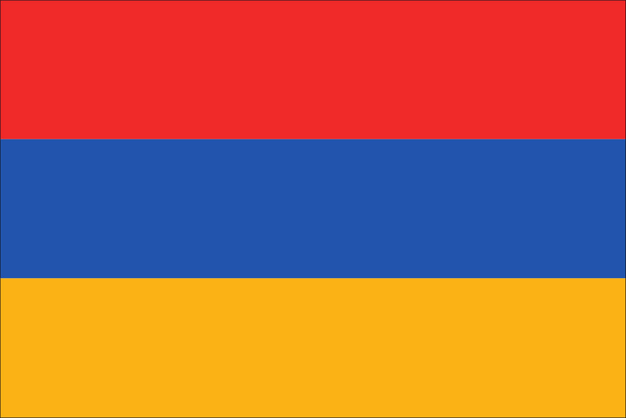 Flagge Armenien 120 g/m² Querformat