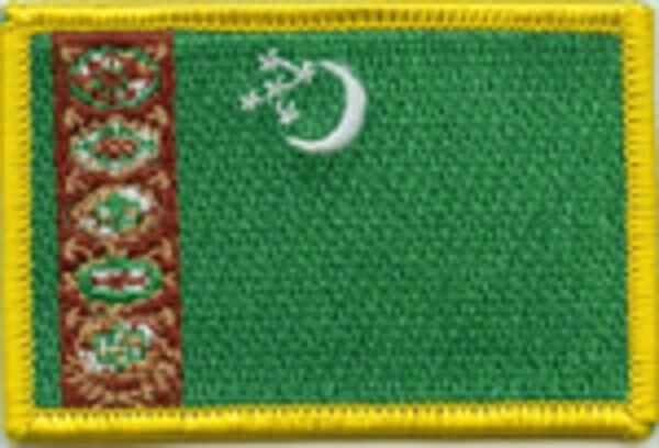 Flaggenaufnäher Turkmenistan