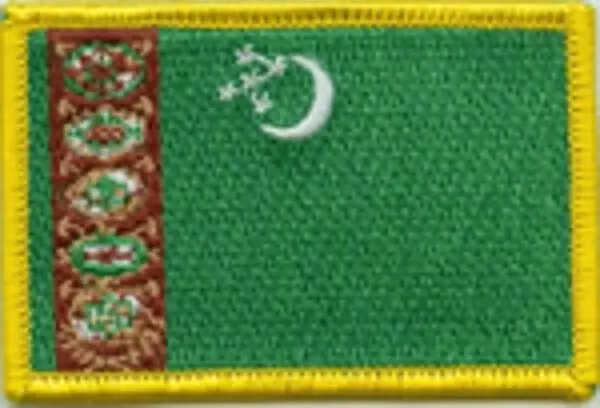 Flaggenaufnäher Turkmenistan
