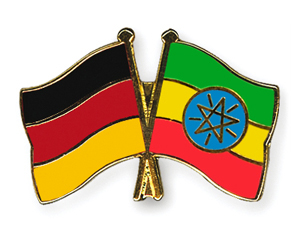 Freundschaftspin Deutschland Äthiopien